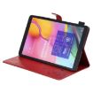 Samsung Galaxy Tab A9.7 T550 Leather Case, Red, Shockproof Flip Cover - 6