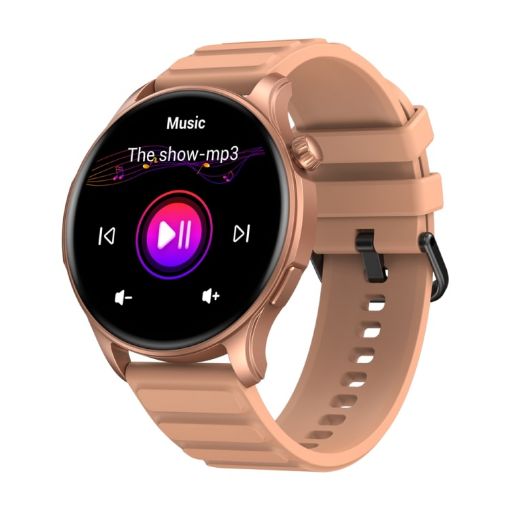 Zeblaze Btalk 3 Pro Smartwatch, Bluetooth Call, Health Monitor (Gold) - 1
