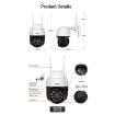 ESCAM QF518 5MP Smart WiFi IP Camera, AI Detection, Night Vision - 5
