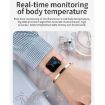 MT28 1.54" Smart Watch, Heart Rate/BP Monitor, IP67 Waterproof (White) - 5