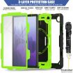 Shockproof Case for Samsung Galaxy Tab A7 with Holder & Straps - 5