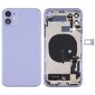 iPhone 11 Purple Battery Back Cover with Buttons & Wireless Charging - 1
