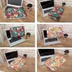 Lisen 13" Colorful Leaves Laptop Sleeve Case - Black - 6