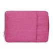 Magenta 13.3" Denim Laptop Bag for MacBook & Lenovo with Zipper - 2