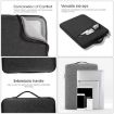 Magenta 13.3" Denim Laptop Bag for MacBook & Lenovo with Zipper - 5