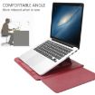 Universal 4 in 1 Waterproof PU Leather Laptop Bag Set (Grey) - 5