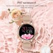 1.09" Silver IPS Smart Watch, IP67, Heart/Sleep Monitor, Steel Strap - 6