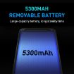 UNIWA F80S Rugged Phone: 4G, 5300mAh, Dual SIM, Waterproof, Android 10 - 5