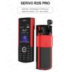 SERVO R25 Pro Phone: 2.4" Display, Dual SIM, TWS Headsets, Black Red - 3