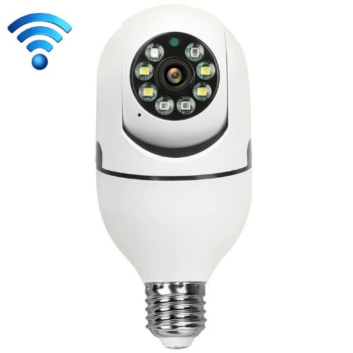 Dual-band WiFi 1080P HD Outdoor Light Bulb Camera with Night Vision - 1