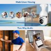 Dual-band WiFi 1080P HD Outdoor Light Bulb Camera with Night Vision - 4