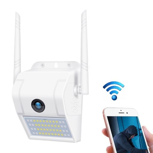 DP11 2MP IP66 Wall Light Wireless Camera, Night Vision, 128GB Memory - 1