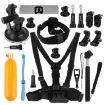 PULUZ 20 in 1 Combo: GoPro, Insta360, DJI Mounts & Straps Kit - 1