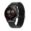 E13 1.28" Smart Watch, IP68, Steel Band, Health Monitoring (Black) - 1