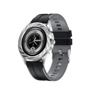 DT10 1.54" Smart Watch, Bluetooth, IP67, Health Monitoring, Gray - 1