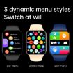 IWO7 Smart Watch 1.82" Color, IP68, Bluetooth Call, Heart Rate Monitor - 3