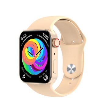 IWO7 Smart Watch: Waterproof, Bluetooth Call, Health Monitoring Gold - 1