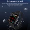 Q9pro 1.7" Smart Watch, IP68, Temp, Heart Rate, Sleep Monitor, Black - 4