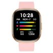 P52 1.3" Smart Watch, IP68 Waterproof, Heart/Health Monitoring (Pink) - 2