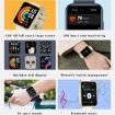 E21 Smart Watch: 1.69" Screen, IP68 Waterproof, Health Monitoring (Pink) - 5