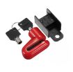 Red Multi-Function Electric Scooter Disc Brake Lock, Anti-Theft - 2