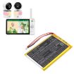 Battery for Vtech VM928HD VM919HD VM901 and More (p/n 164105) - 6