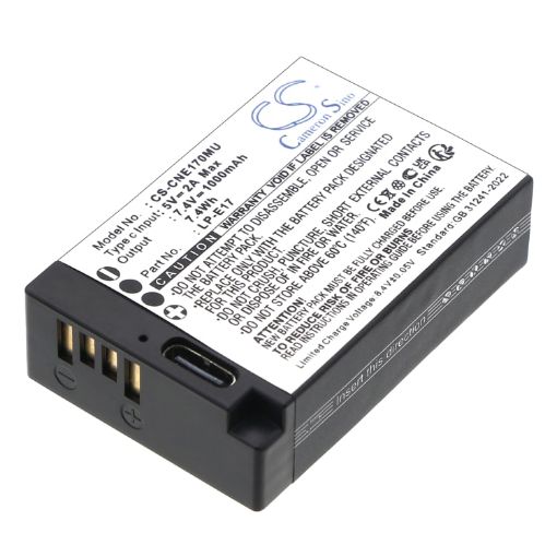 Battery for Canon EOS R50 T6s T6i RP M6 M5 Kiss X8i 800D (LP-E17) - 1