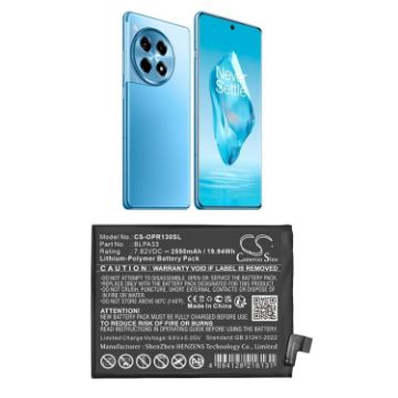 Oneplus Ace 3/12R 5G Battery (BLPA33) PJE110 CPH2611 - 1