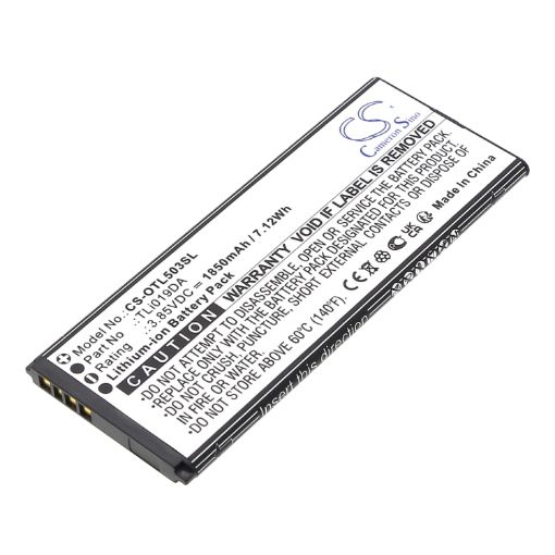 Battery for Alcatel OT Models (p/n TLi019DA) - 1