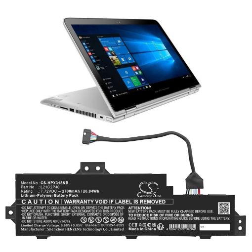 Battery for Lenovo Pavilion x360 13-u018TU (L21C2PJ0 L21D2PJ0) - 1