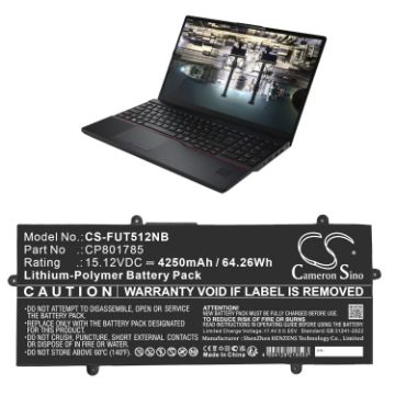 Fujitsu LifeBook U/E Series Battery (p/n CP801785 FMVNBP253) - 1