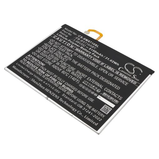 Battery for Samsung Galaxy Tab S9 SM-X716/X710, EB-BX716ABY - 1