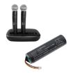 Battery for Shure MXW2 Handheld Transmitter (p/n 95A35233 SB905) - 6