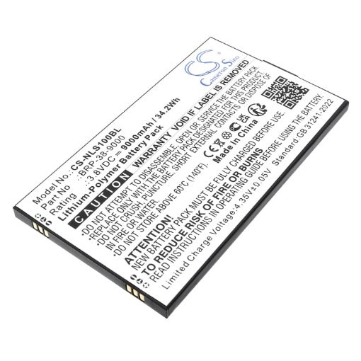 Newland SD100 Orion II MD Battery (p/n BRP-38-9000) - 1