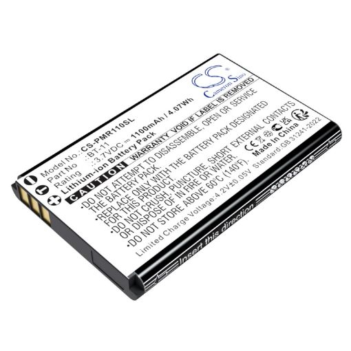 Battery for Pliant MicroCom M Beltpacks 900MHz (p/n BT-11) - 1