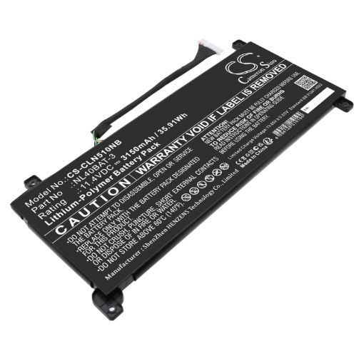 Battery for Clevo NL Series (p/n NL40BAT-3) NL55PU NL52MU NL51RU - 1