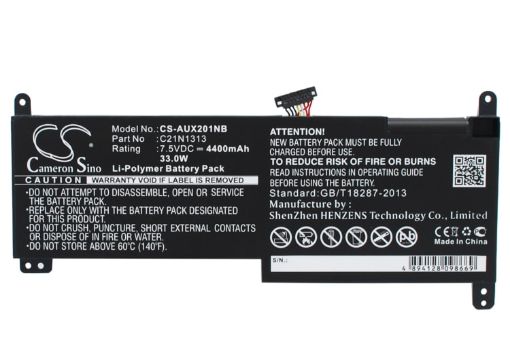 Asus Transformer Book Trio TX201LA Replacement Battery C21N1313 - 1