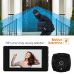 N7 4.5" 1080P HD Night Vision Motion Detection Smart Cat Eye Doorbell - 9