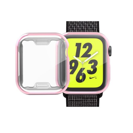 Apple Watch Series 5 & 4 40mm Pink TPU Case - Full Coverage Plating - 1