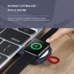 ROCK W26 Blue Magnetic Wireless Charger for Apple Watch - Portable - 8