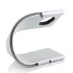 U Shape Aluminum Stand Charger Holder for Apple Watch 38mm/42mm Silver - 3