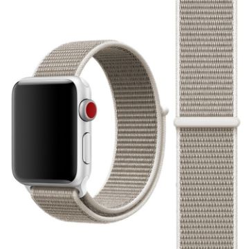 Apple Watch Nylon Band 42/41/40/38mm Light Grey - Simple Fashion Strap - 1