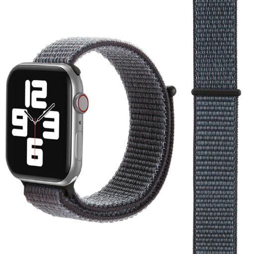 Apple Watch Nylon Band 42/41/40/38mm Space Grey - Simple Fashion Strap - 1