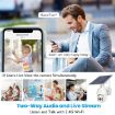T16 1080P Full HD Solar WiFi Camera, PIR Alarm, Night Vision, 2-Way Audio - 4