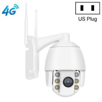 QX2 4G EU 1080P HD 360 Panoramic Smart Camera, IP66 Waterproof, US Plug - 1