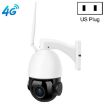 QX5 4G Dome Smart Camera 1080P HD 20X Zoom, Night Vision, US Plug - 1