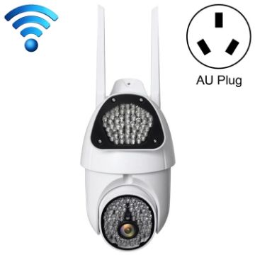 QX37 1080P WiFi Outdoor Dome Camera, Night Vision, Two-way Voice, AU Plug - 1
