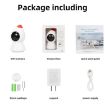 YT43 HD Wireless Indoor Camera, 2MP, Motion Detection, Night Vision, US Plug - 3