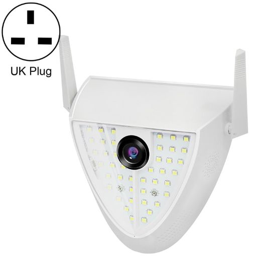 DP16 2.0MP Garden Light Camera, 42 LEDs, Motion/Night Vision, UK Plug - 1