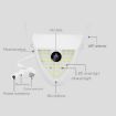 DP16 2.0MP Garden Light Camera, 42 LEDs, Motion/Night Vision, UK Plug - 3